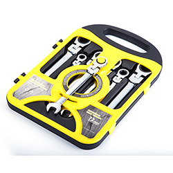 Two-use yellow plastic box