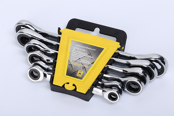 Double plum yellow 6PCS plastic frame